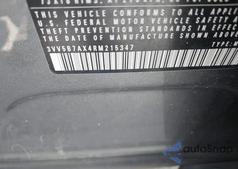 2024 Volkswagen Tiguan 2.0T Wolfsburg Edition из США, поврежденный, VIN 3VV5B7AX4RM215347